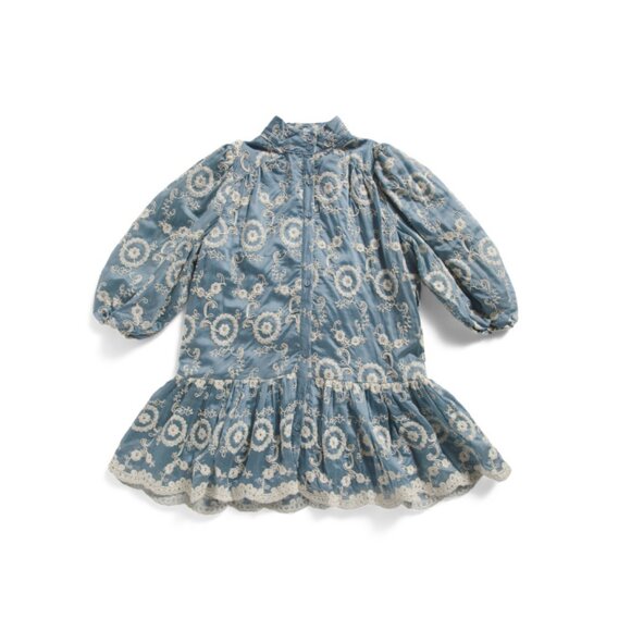 BARDOT JUNIOR Baby Blue Girls Mila Mini Shirt Dress